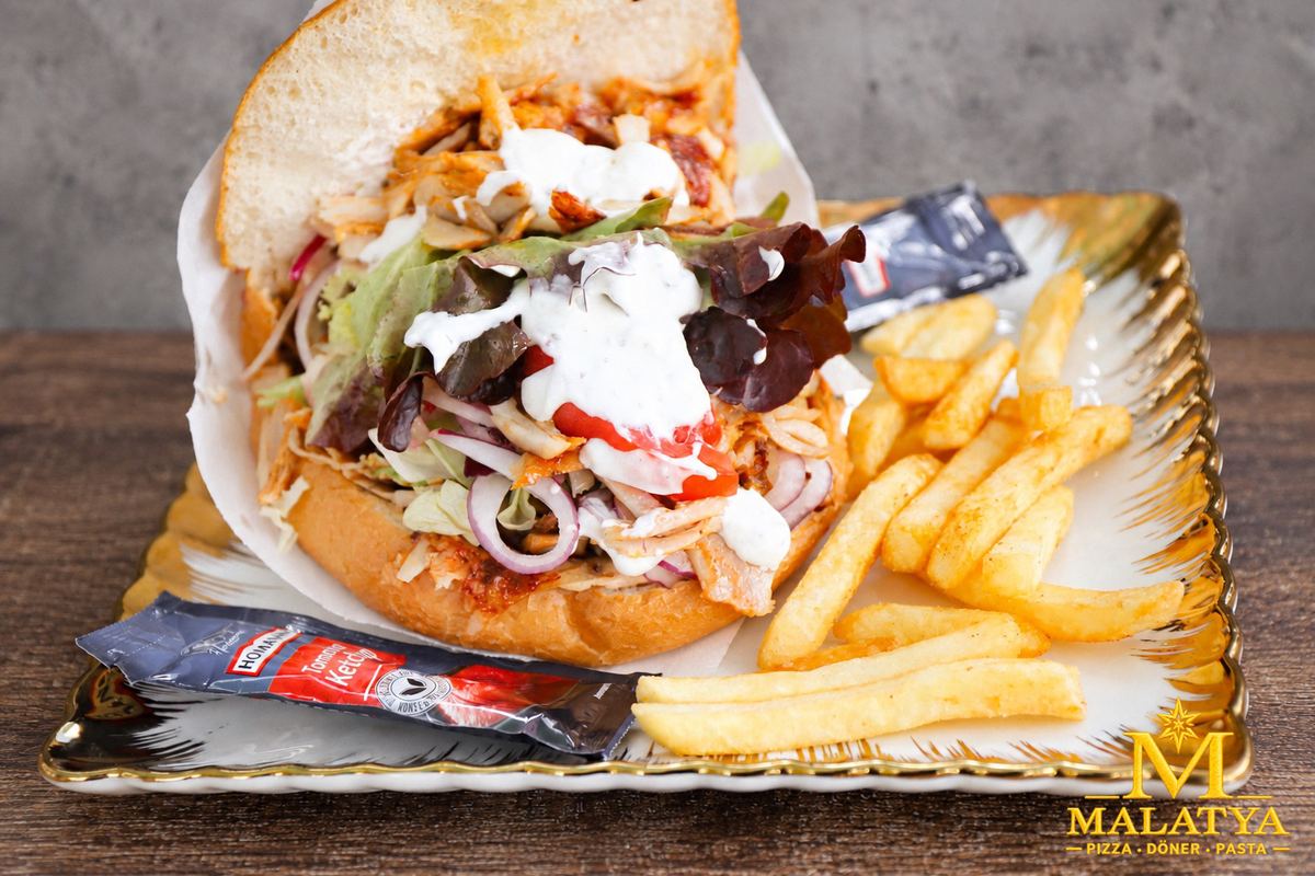 Döner im Fladenbrot von Malatya